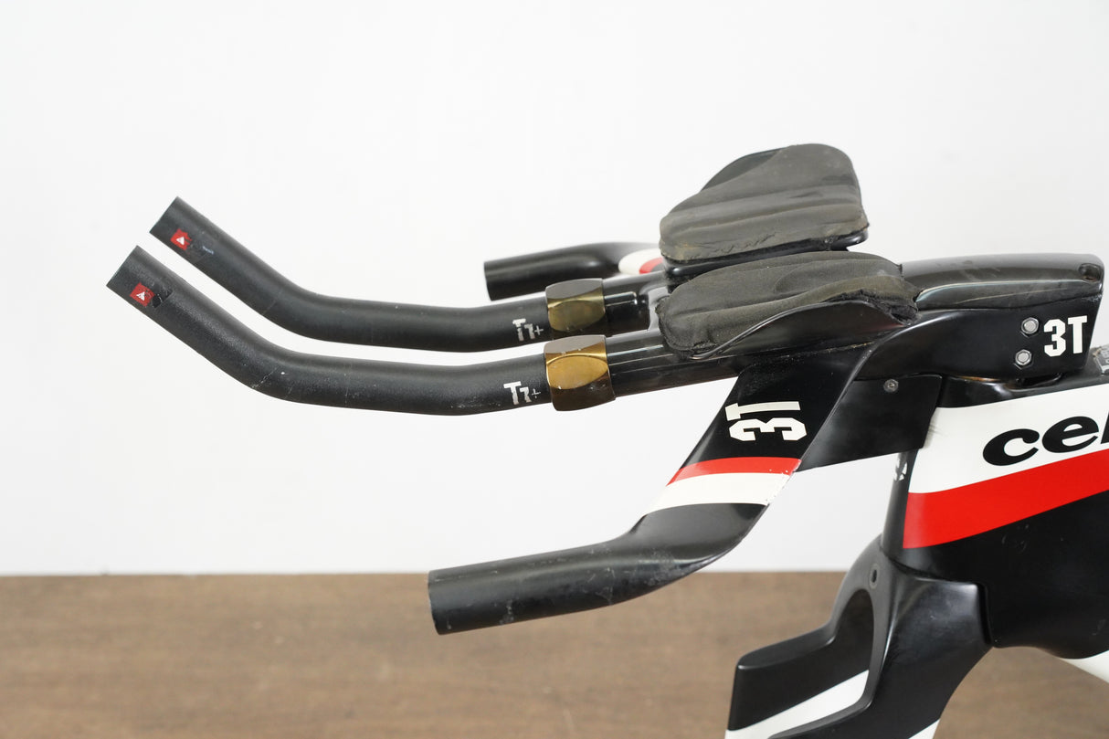 51cm Cervelo P5 TT Triathlon Carbon Rim Brake Frameset + Aero Handlebar