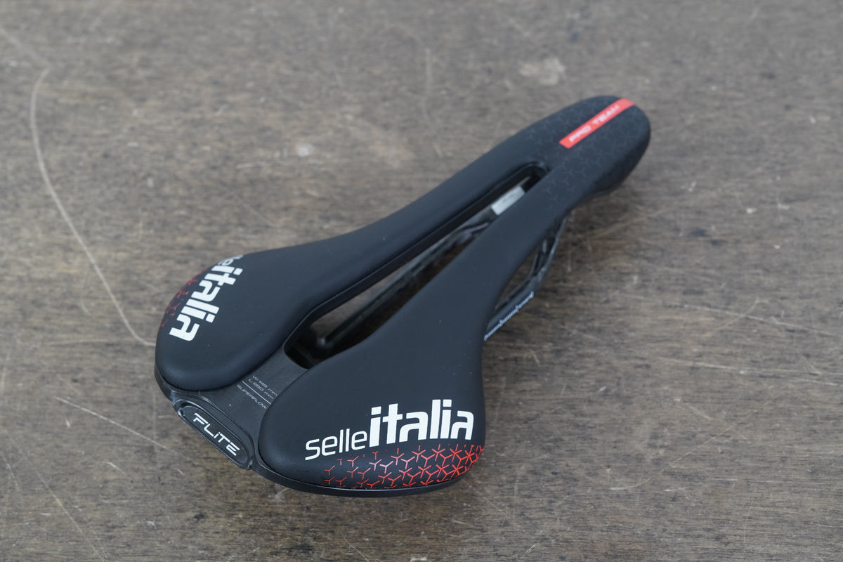 145mm Selle Italia Flite Boost Pro Team Kit Carbonio Carbon Rail Road Saddle 177g