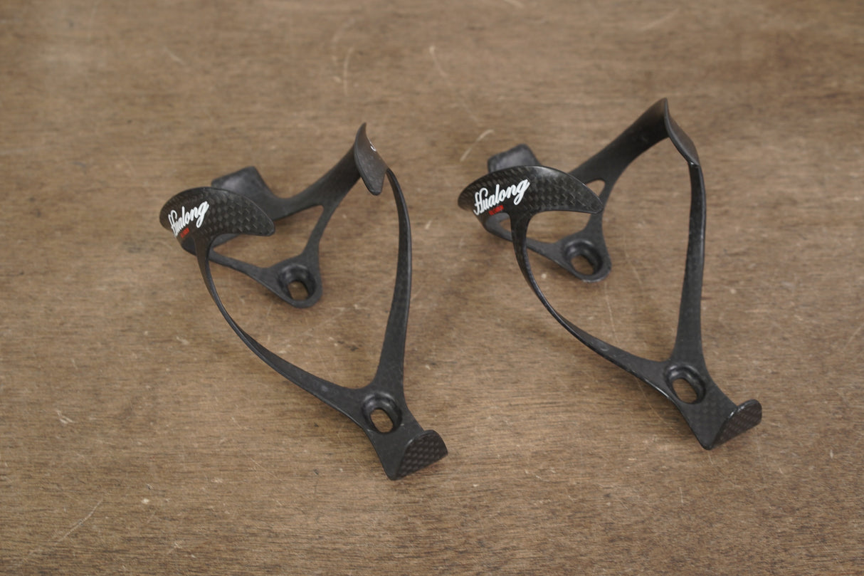 (2) Hualong Carbon Water Bottle Cages 34g
