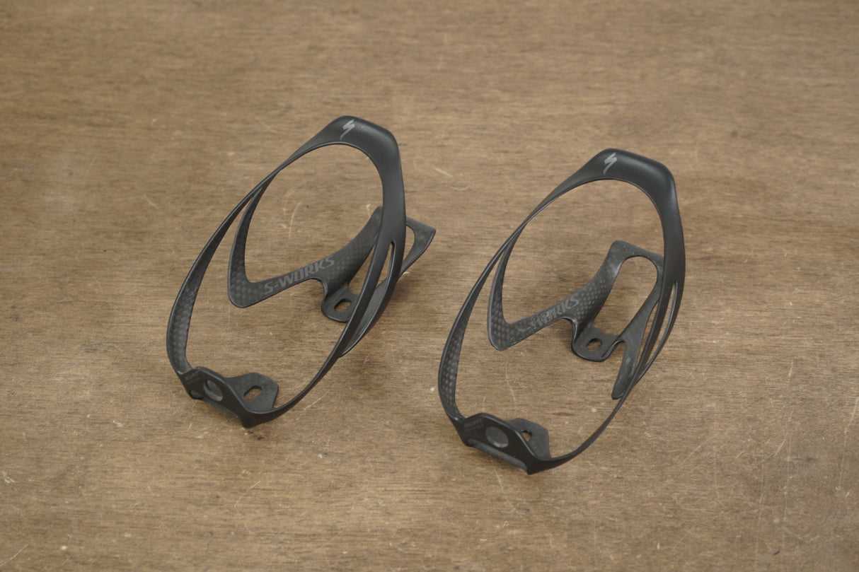 (2) Specialized S-WORKS Rib Cage II Carbon Water Bottle Cages 40g