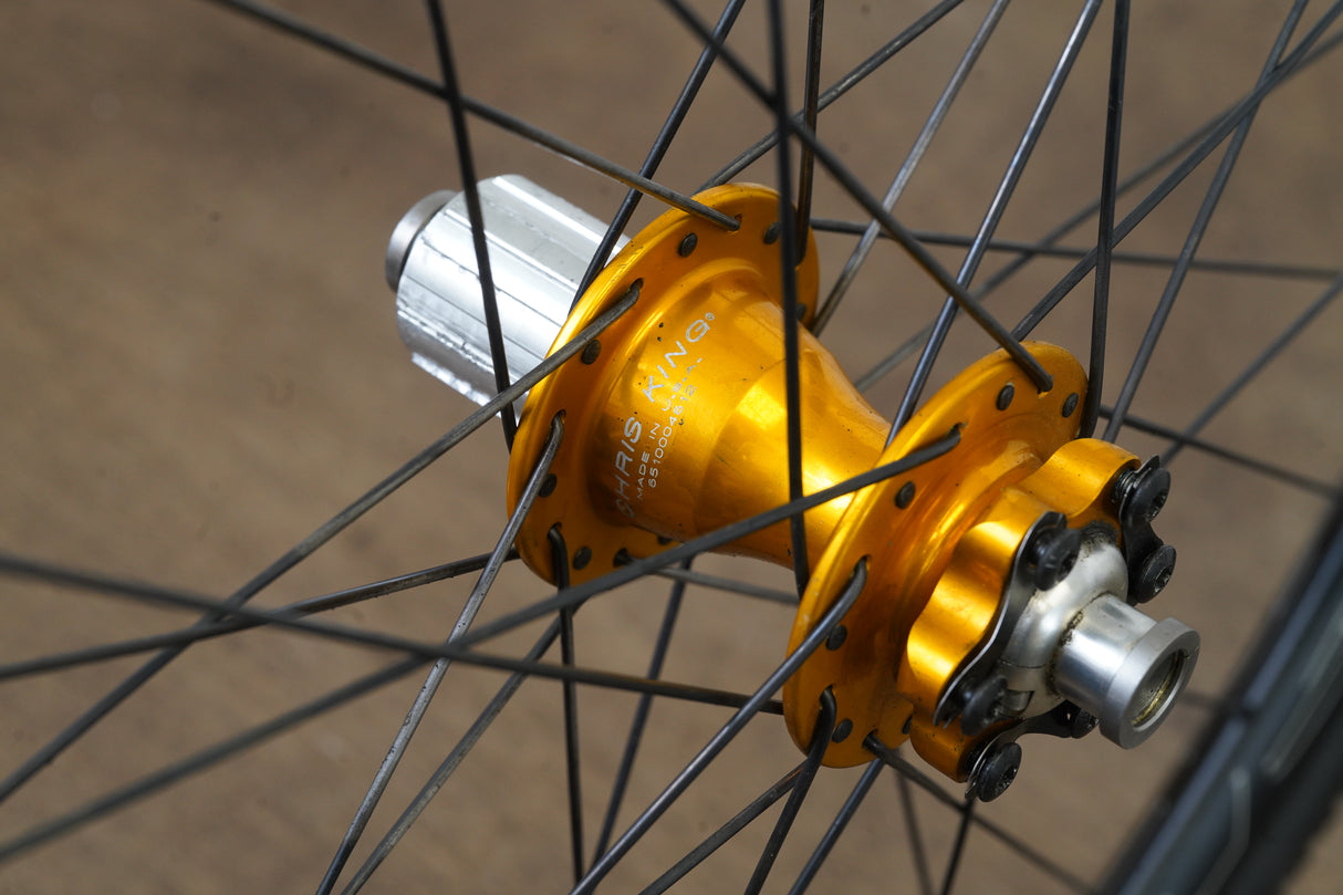 HED Belgium Plus Chris King R45D Alloy Tubeless Disc Brake Wheelset 11 Speed