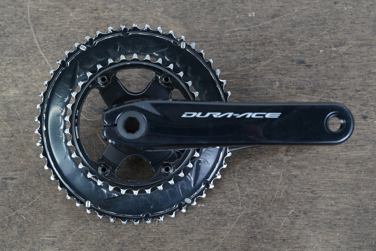 177.5mm 50/34T Shimano Dura-Ace FC-R9100 11 Speed Crankset 9100 625g