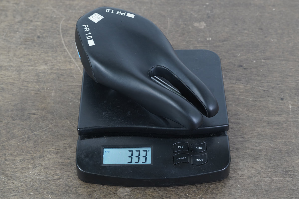 128mm ISM PR 1.0 50 Satin Steel Rail TT Triathlon Road Saddle 333g