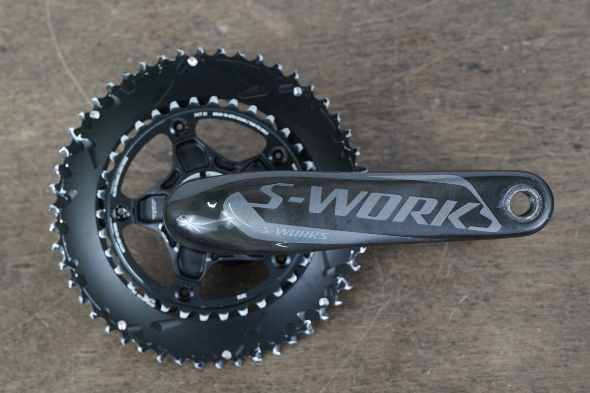 175mm 50/34T BB30 Specialized S-WORKS Carbon Road Crankset 578g
