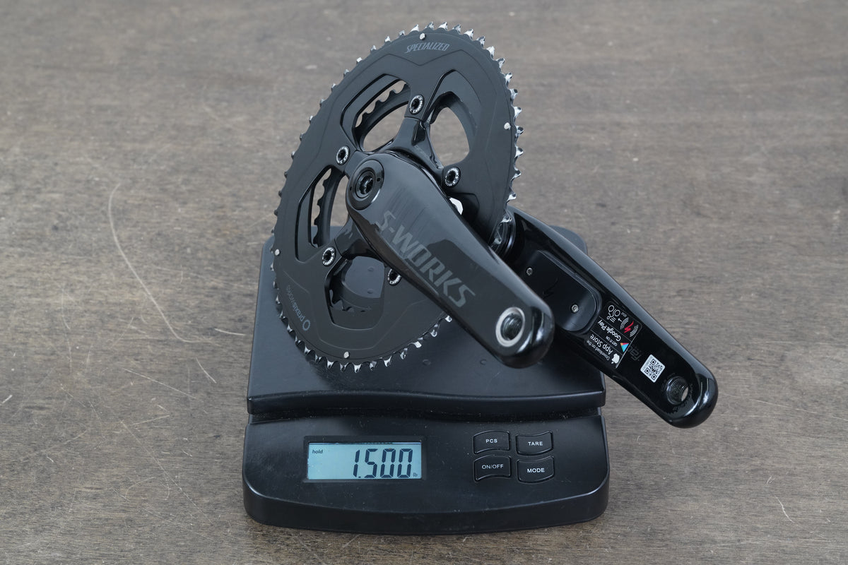 172.5mm 52/36T BB30 Specialized S-WORKS Dual Power Meter Carbon Road Crankset