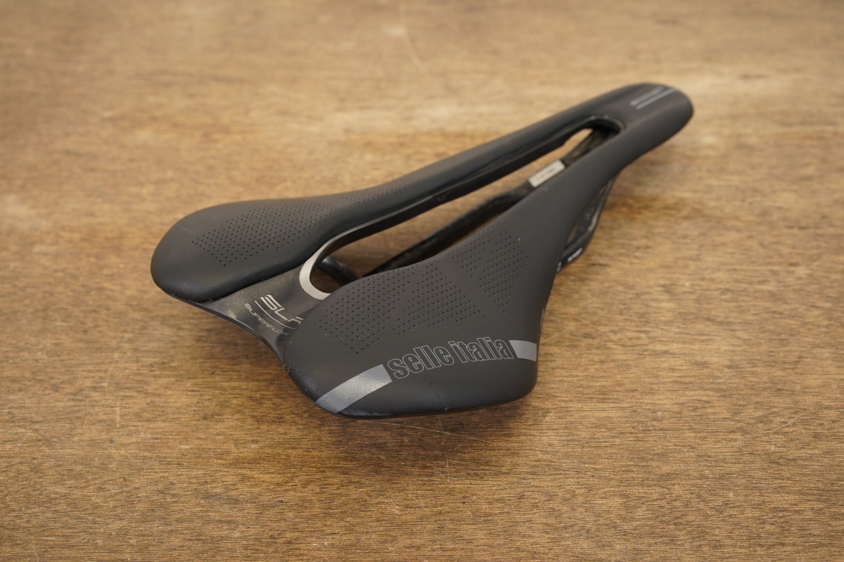 142mm Selle Italia SLR Superflow Boost Carbon Rail Road Saddle 132g