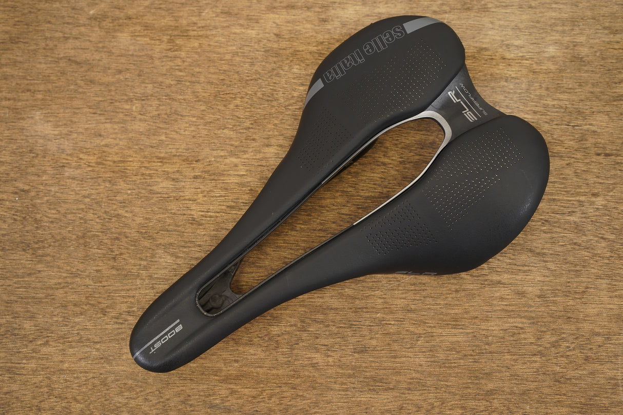 142mm Selle Italia SLR Superflow Boost Carbon Rail Road Saddle 132g
