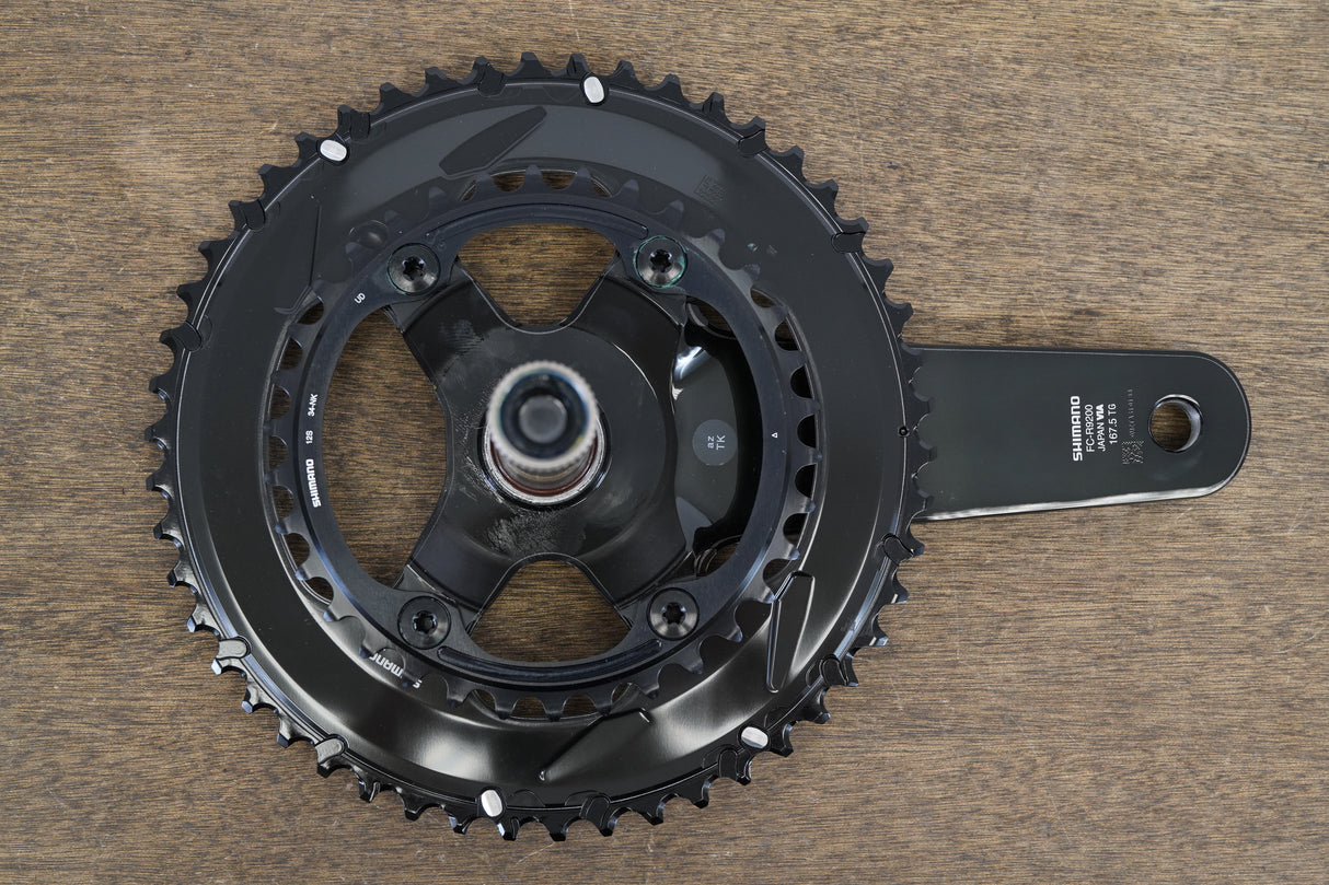 NEW 167.5mm 50/34T Shimano Dura-Ace FC-R9200 12 Speed Crankset 9200 662g