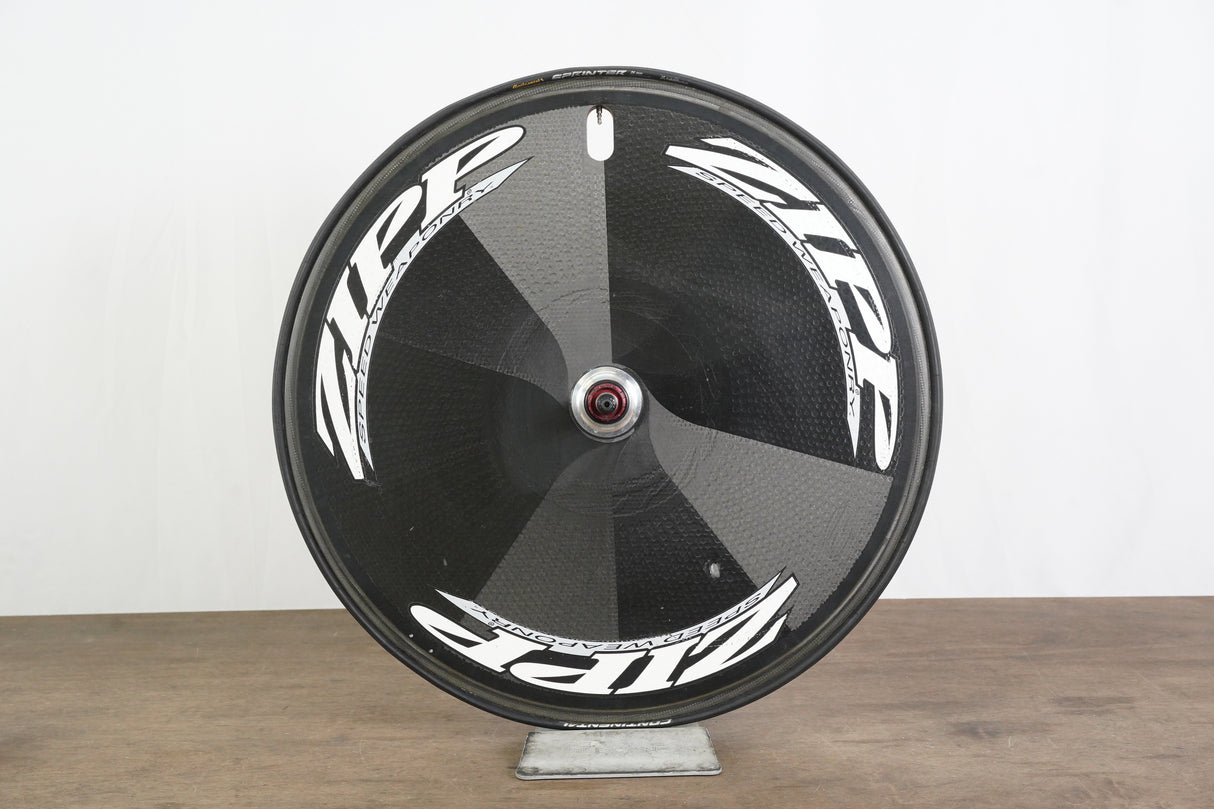 REAR Zipp Super-9 Carbon Tubular Rim Brake Disc Wheel Shimano/SRAM 10 Speed