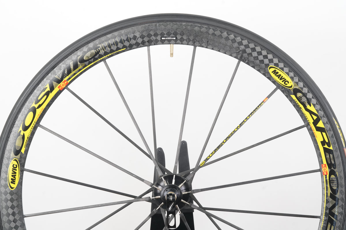 Mavic Cosmic Corbone Ultimate Tubular Rim Brake Wheelset Campagnolo 11 Speed