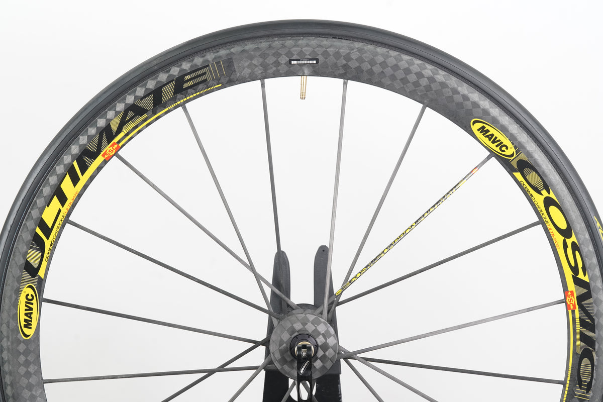 Mavic Cosmic Corbone Ultimate Tubular Rim Brake Wheelset Campagnolo 11 Speed