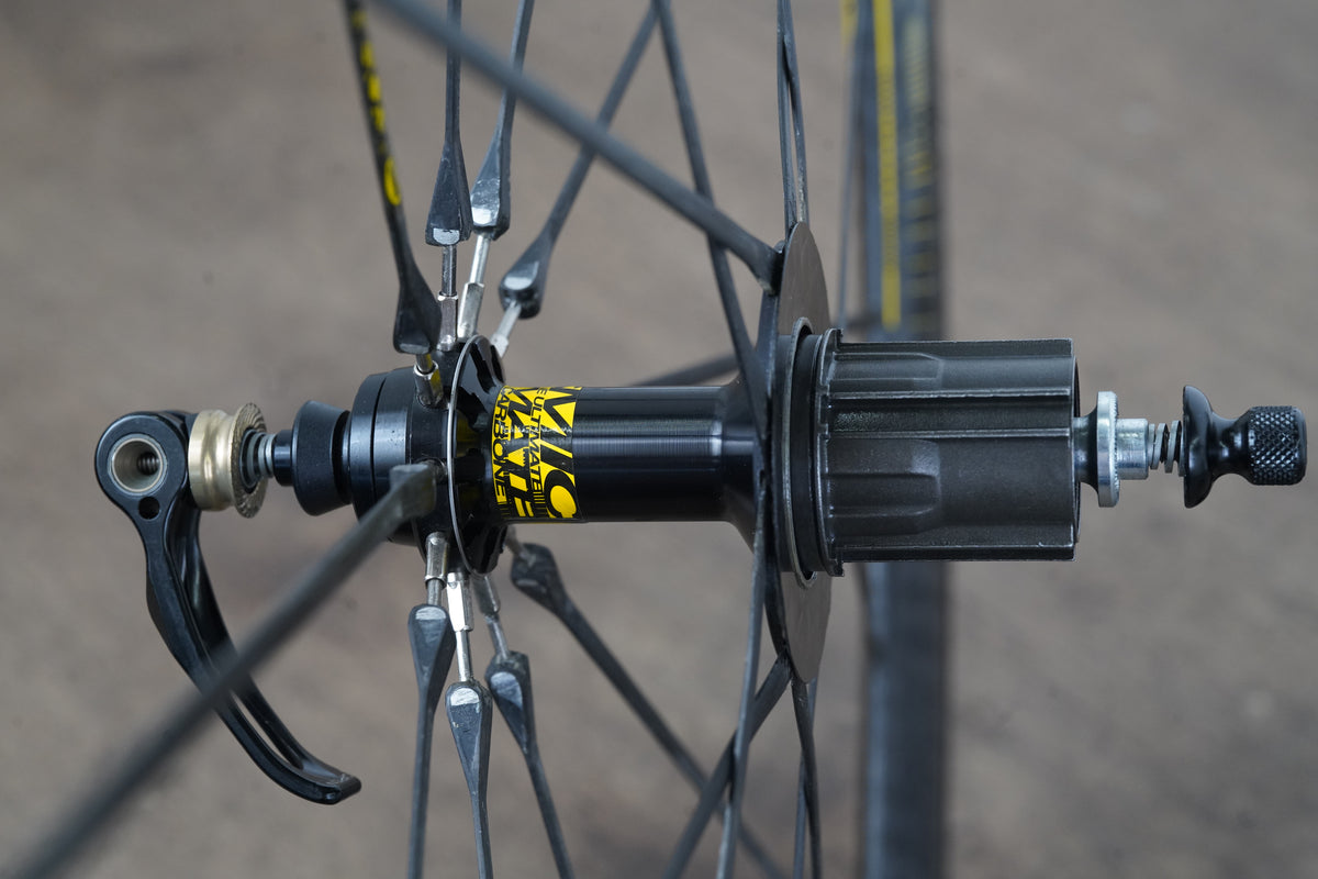 Mavic Cosmic Corbone Ultimate Tubular Rim Brake Wheelset Campagnolo 11 Speed