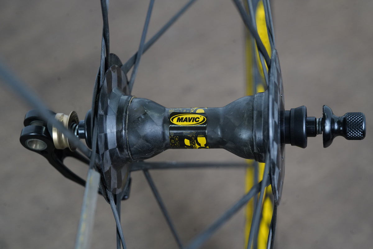 Mavic Cosmic Corbone Ultimate Tubular Rim Brake Wheelset Campagnolo 11 Speed