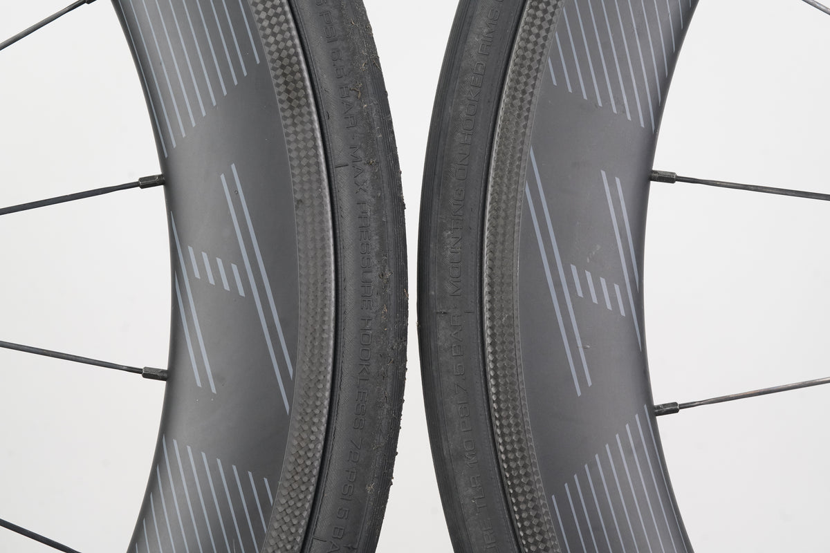 Light Bicycle 50 Novatech Carbon Tubeless Rim Brake Wheelset 11 Speed