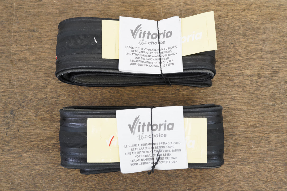 NEW (2) 700x23C 23mm Vittoria Open Corsa EVO CX 320 TPI Clincher Road Tires