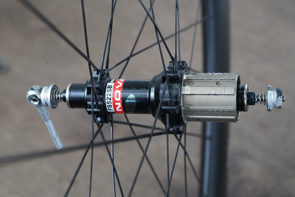 Light Bicycle 50 Novatech Carbon Tubeless Rim Brake Wheelset 11 Speed
