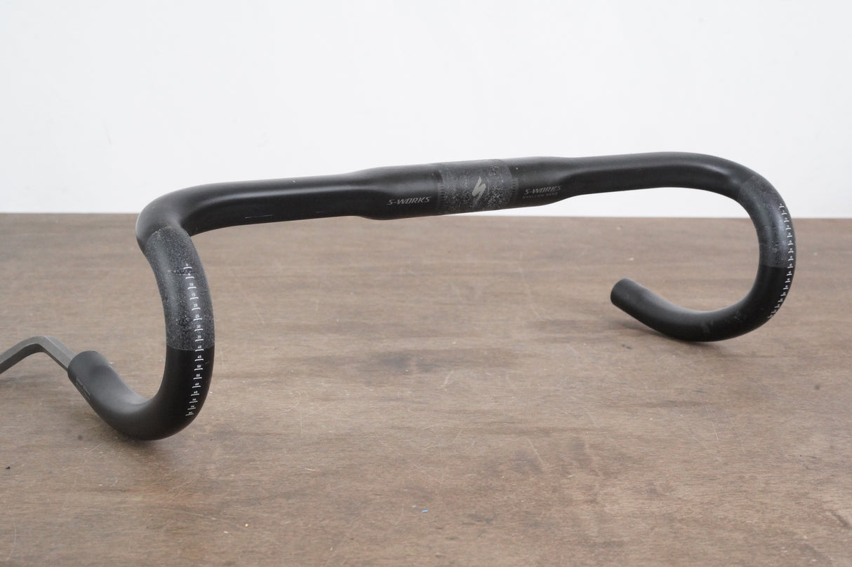 42cm Specialized S-WORKS Shallow Bend Carbon Compact Road Handlebar 31.8mm