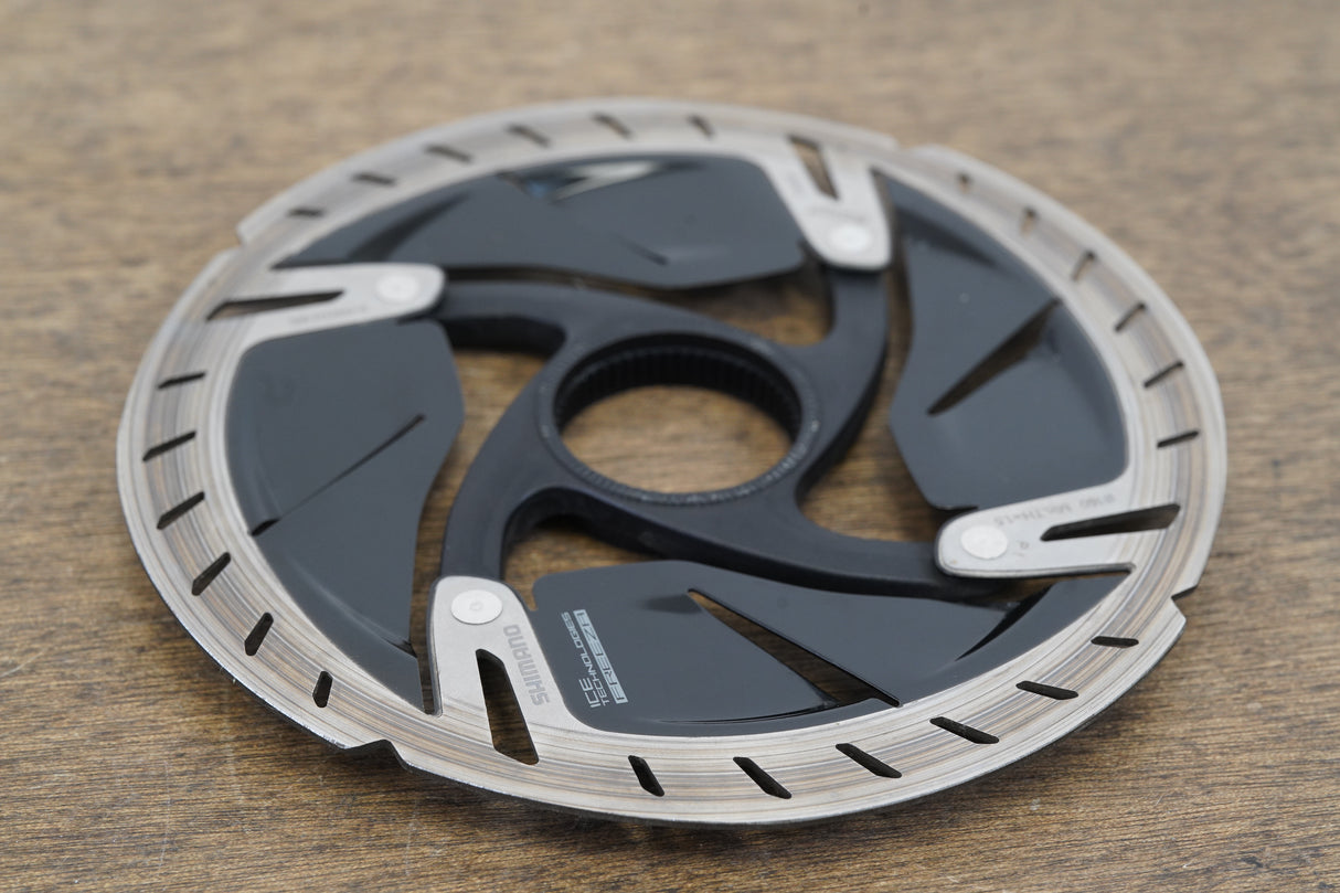 (1) 160mm Shimano Dura-Ace SM-RT900-S Center Lock Disc Brake Rotor