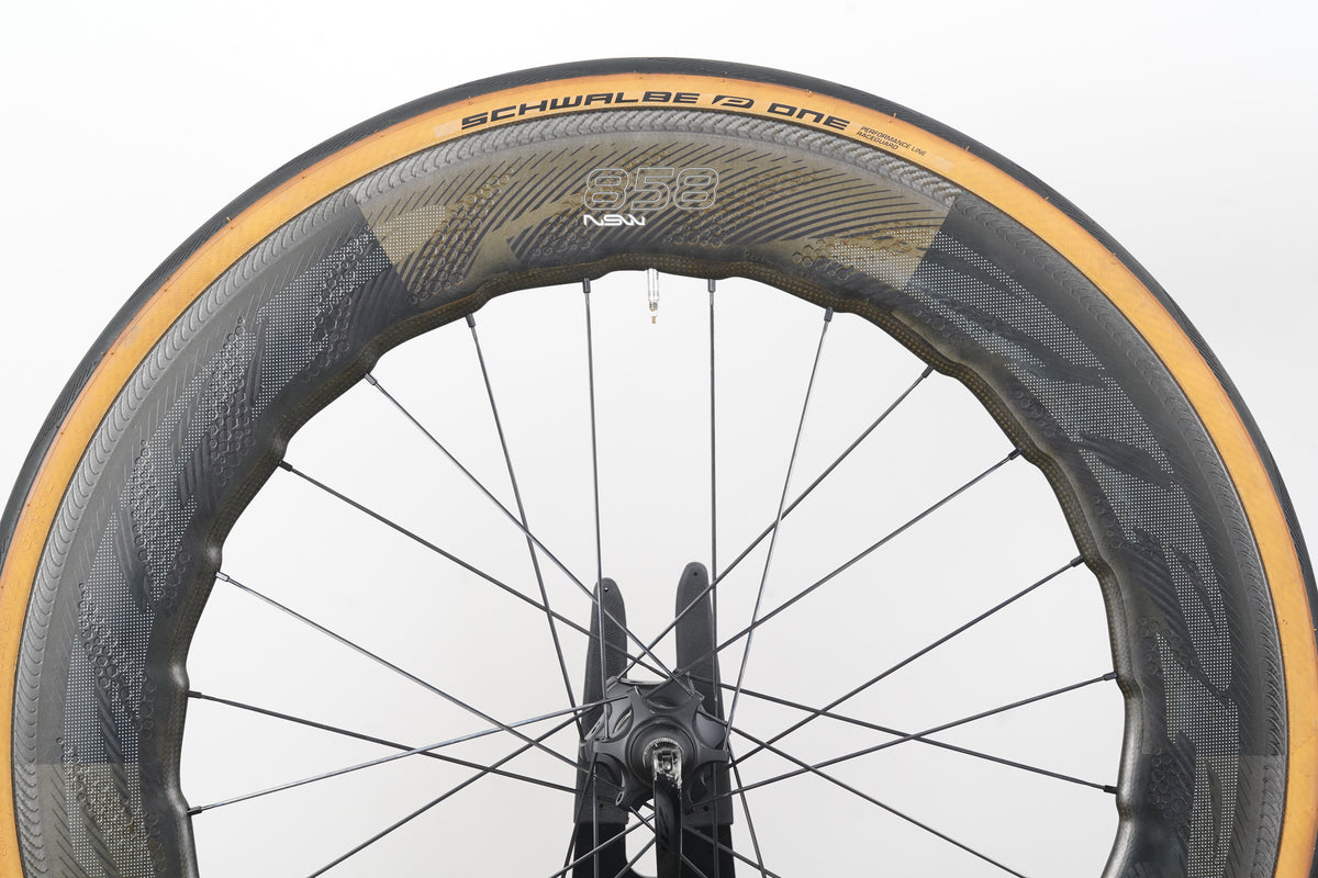 Zipp 858 NSW Cognition Carbon Tubeless Clincher Rim Brake Wheelset 11 Speed