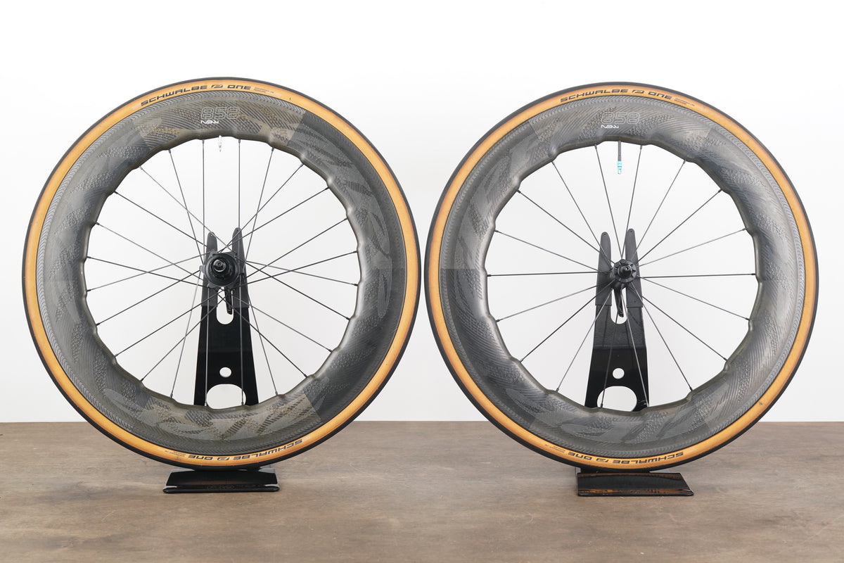 Zipp 858 NSW Cognition Carbon Tubeless Clincher Rim Brake Wheelset 11 Speed