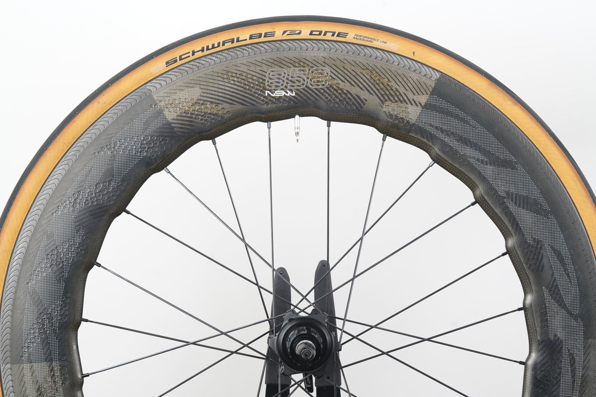 Zipp 858 NSW Cognition Carbon Tubeless Clincher Rim Brake Wheelset 11 Speed