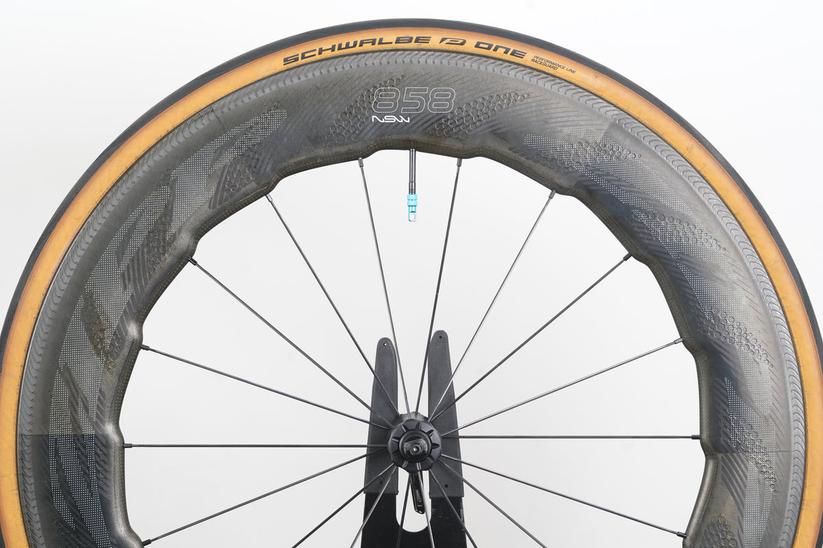 Zipp 858 NSW Cognition Carbon Tubeless Clincher Rim Brake Wheelset 11 Speed