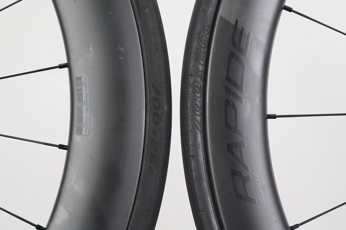 Roval Rapide CL II Carbon Tubeless Disc Brake Wheelset SRAM XDR 12 Speed
