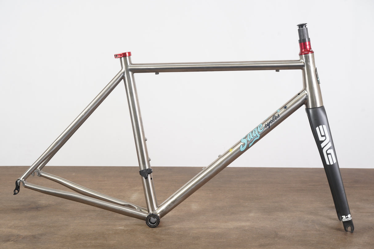 55cm Sage Skyline E1 Di2 ENVE Titanium Rim Brake Road Frameset