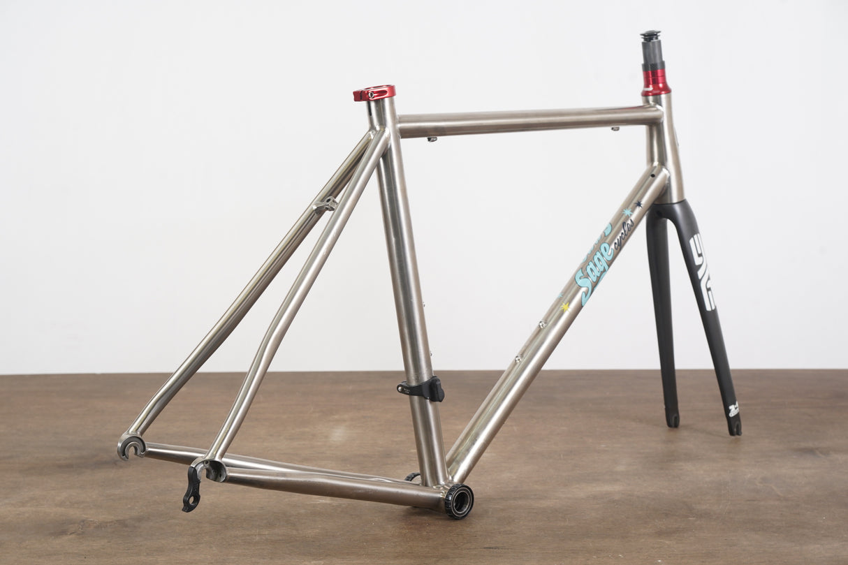 55cm Sage Skyline E1 Di2 ENVE Titanium Rim Brake Road Frameset