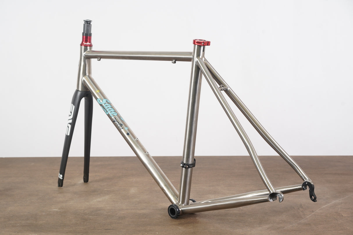 55cm Sage Skyline E1 Di2 ENVE Titanium Rim Brake Road Frameset
