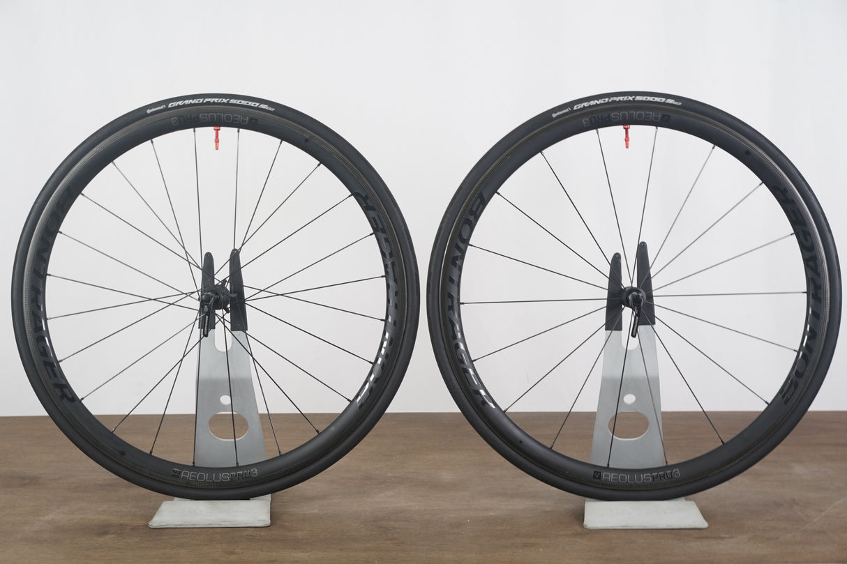 Bontrager Aeolus Pro 3 TLR Carbon Tubeless Clincher Rim Brake Wheelset 11 Speed