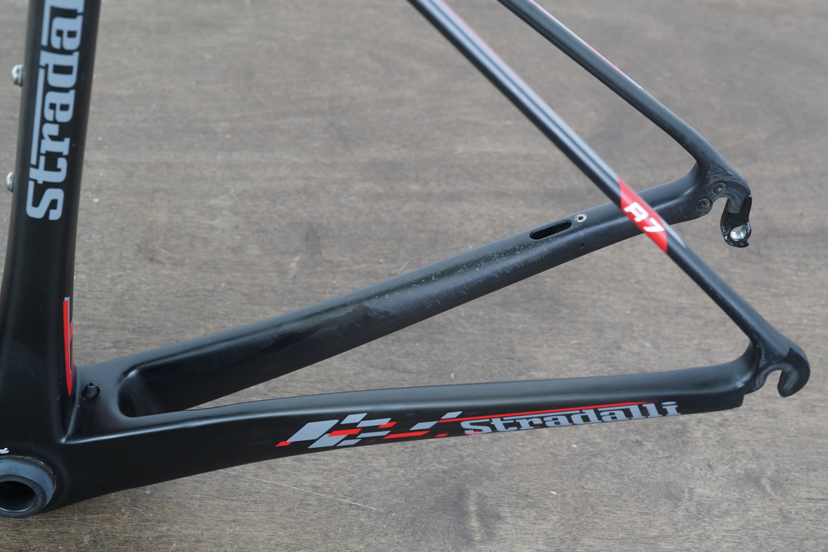 51cm Stradalli R7 Red Seven Carbon Rim Brake Frameset