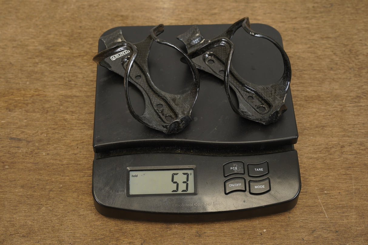 (2) Arundel Mandible Carbon Water Bottle Cages 53g