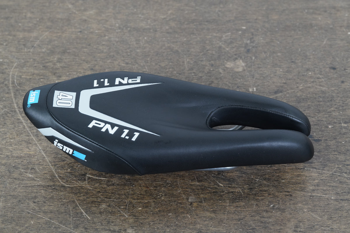 110mm ISM 40 PN 1.1 Alloy Rail TT Triathlon Road Saddle 377g