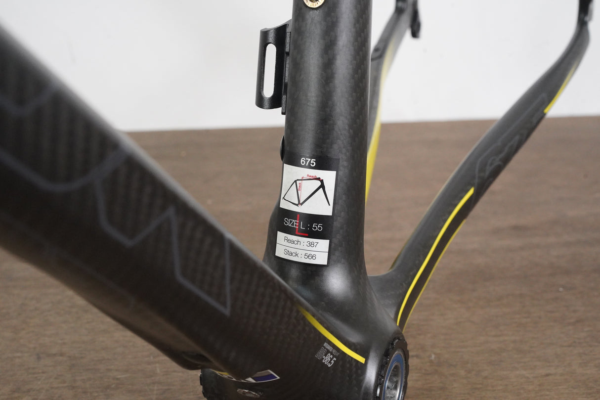 L (Large) LOOK 675 Light Carbon Rim Brake Road Frameset