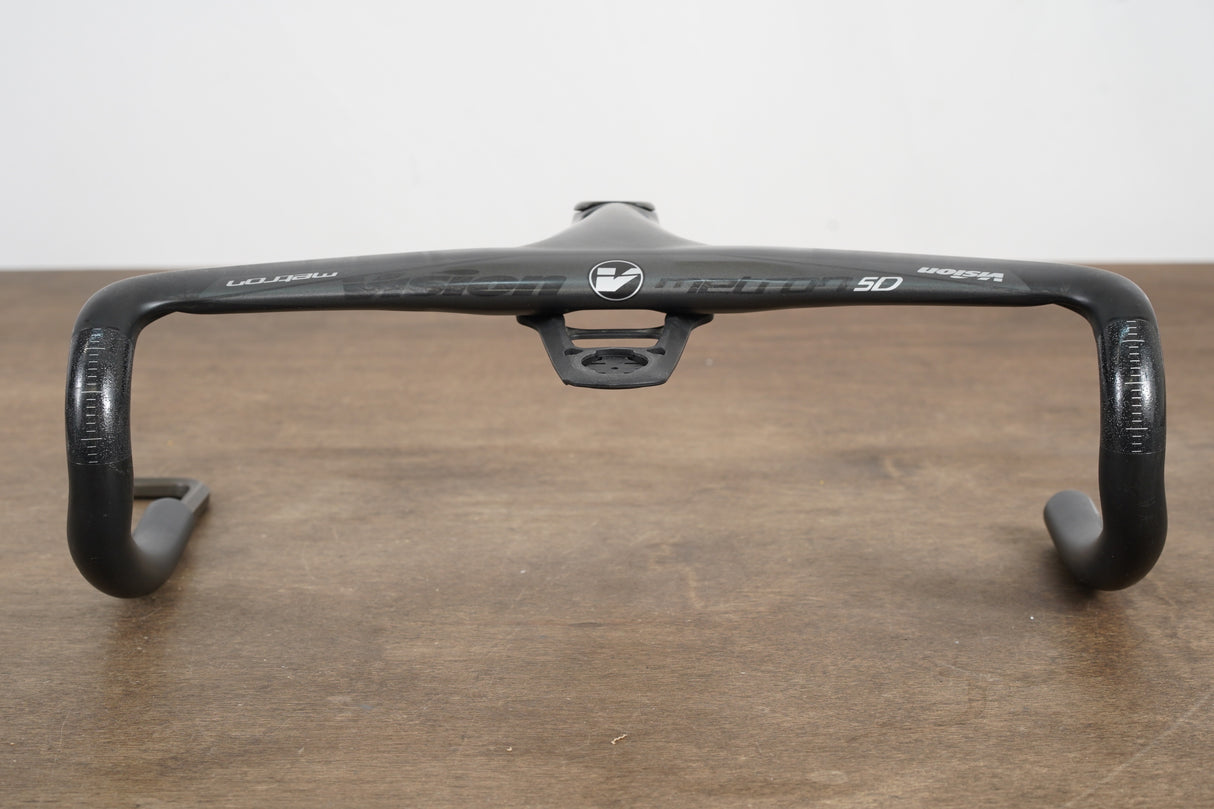 40cm Vision Metron 5D 120mm -6 Degree Integrated Carbon Barstem Handlebar 1 1/8"