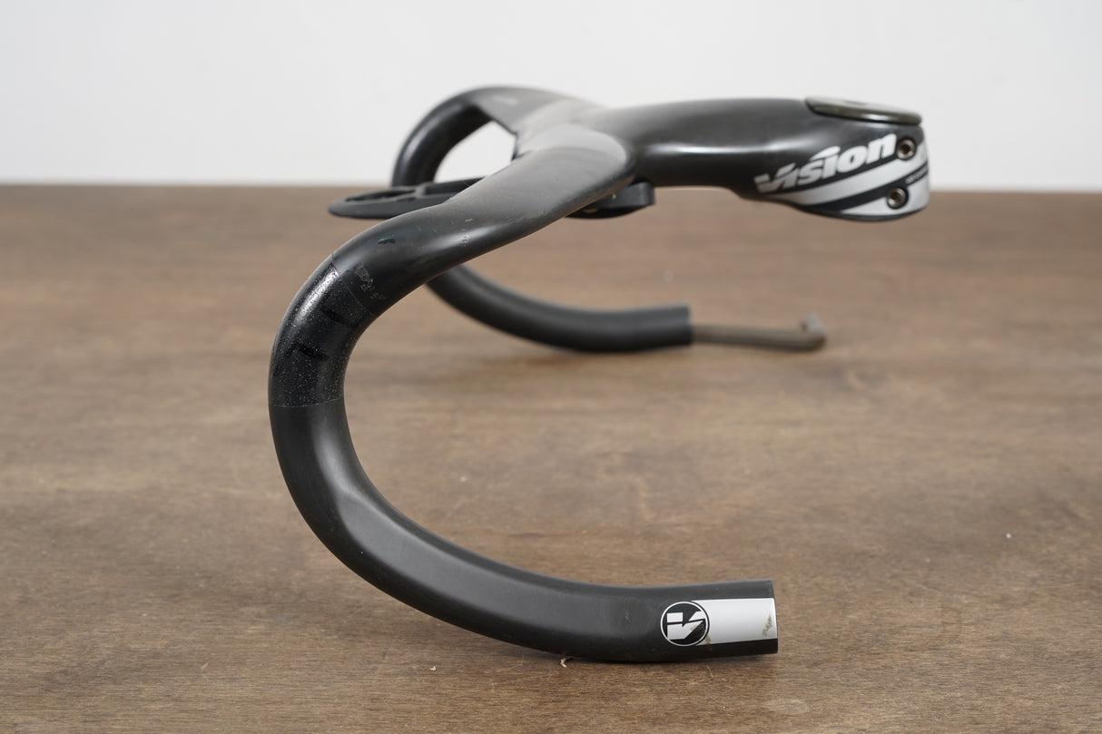 40cm Vision Metron 5D 120mm -6 Degree Integrated Carbon Barstem Handlebar 1 1/8"