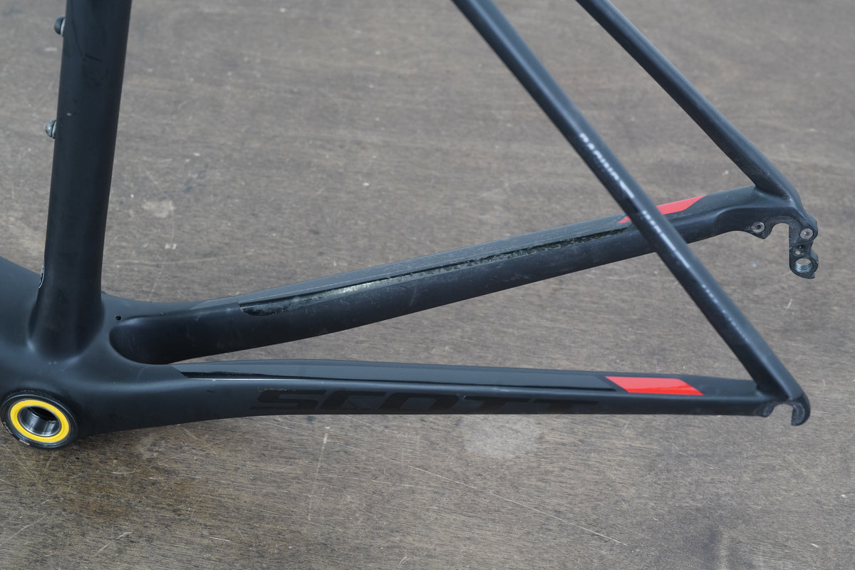 M (Medium) Scott Addict SL Carbon Rim Brake Frameset