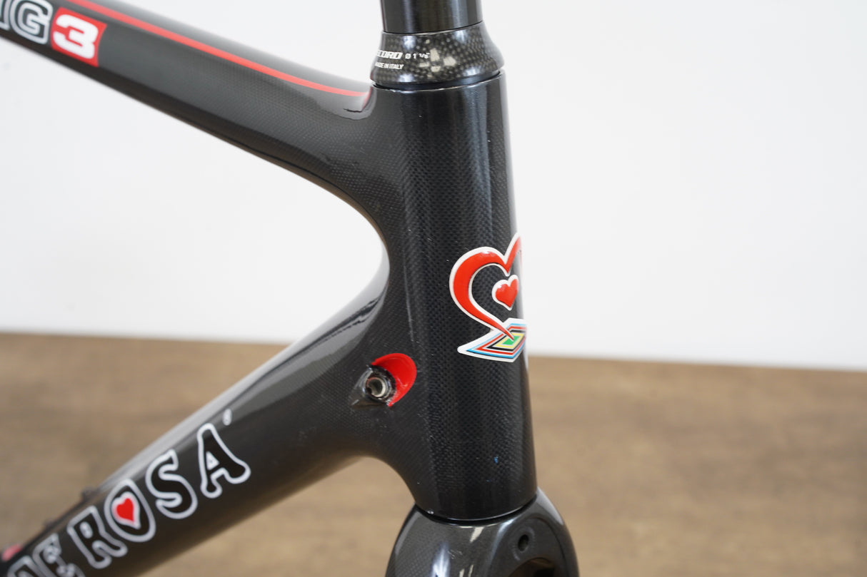 66cm (L/XL) De Rosa King 3 Carbon Rim Brake Road Frameset