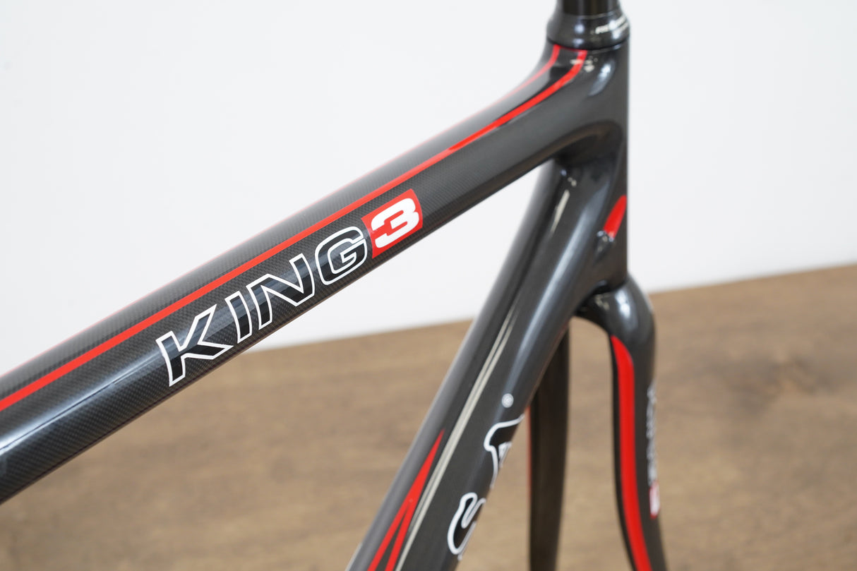 66cm (L/XL) De Rosa King 3 Carbon Rim Brake Road Frameset