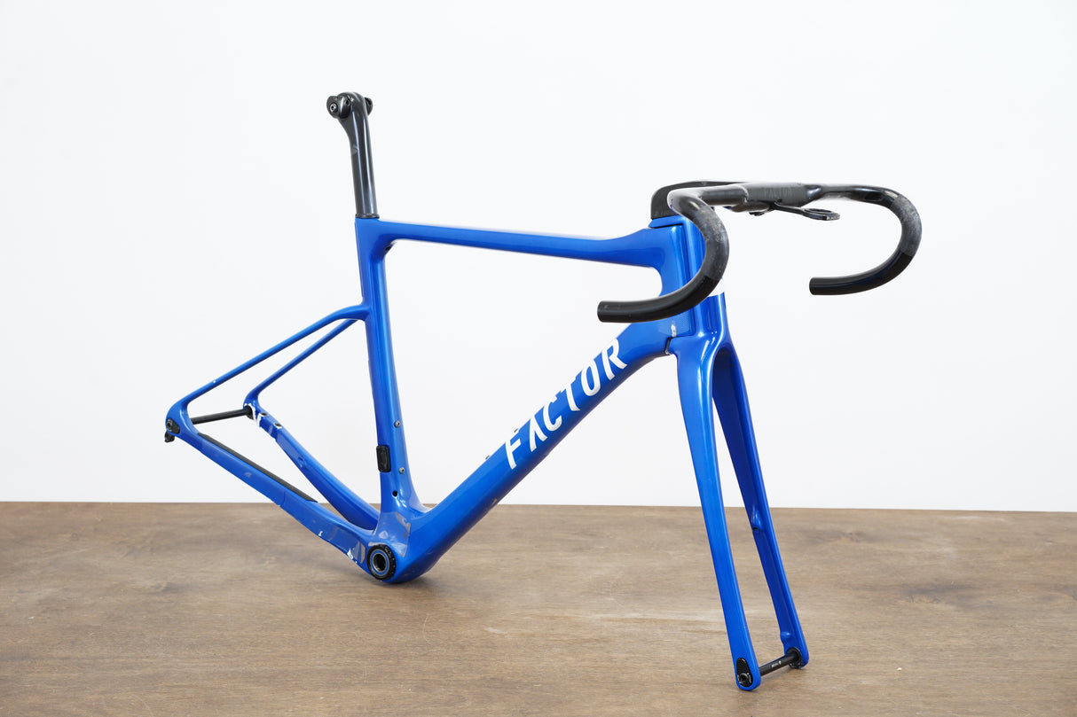 52cm Factor Vista Carbon Disc Brake Road Frameset + Cockpit