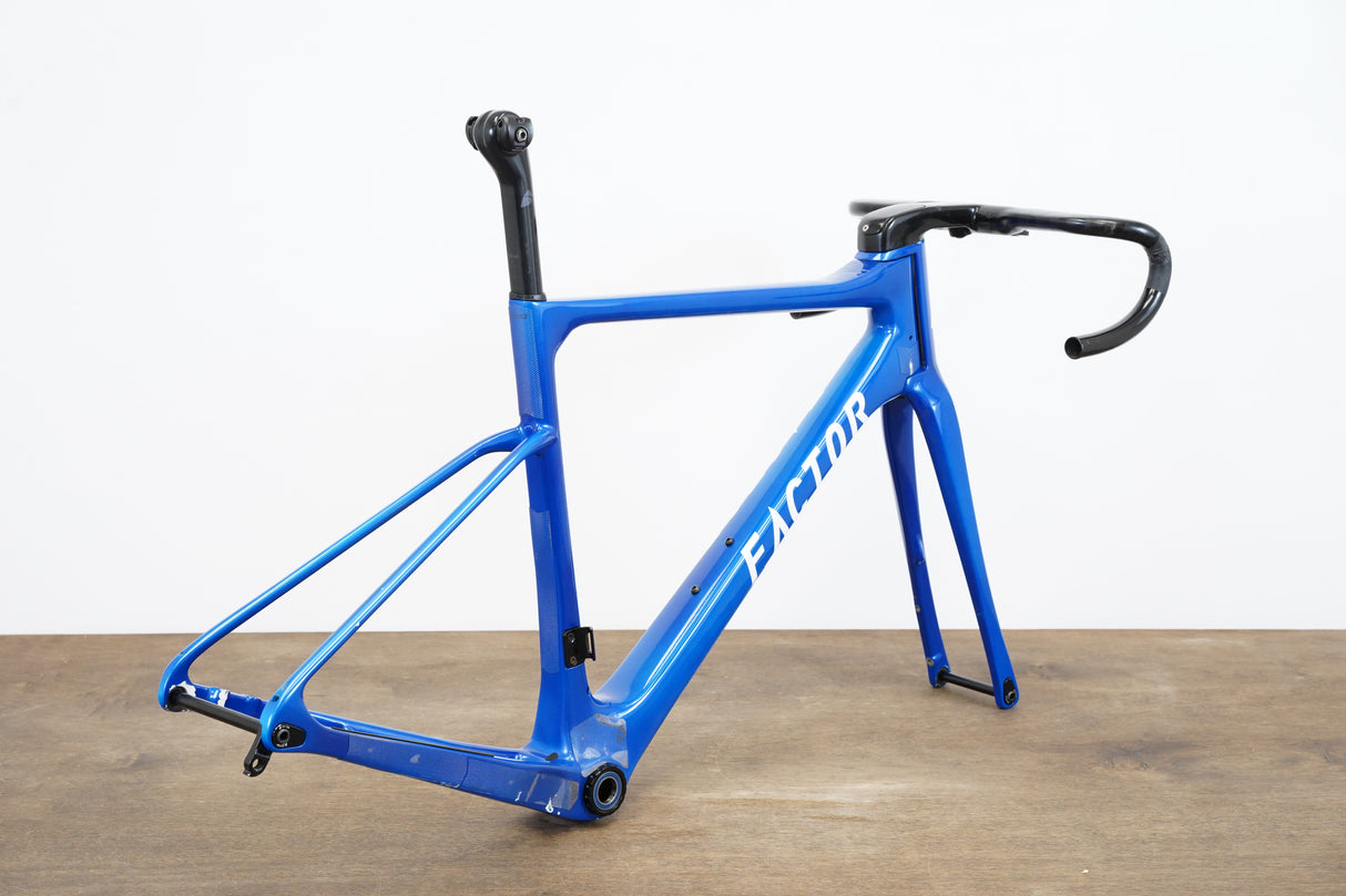 52cm Factor Vista Carbon Disc Brake Road Frameset + Cockpit