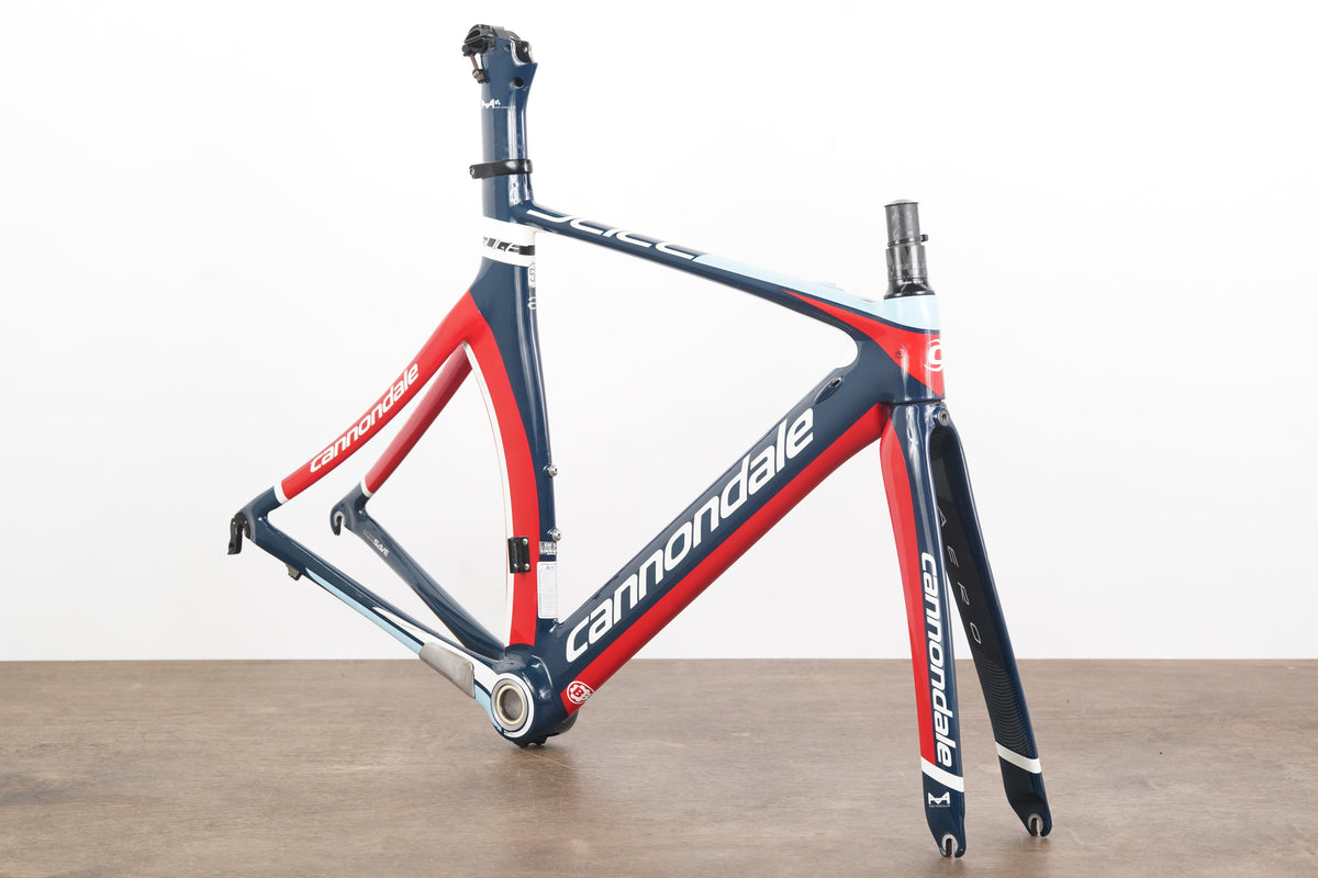 51cm Cannondale Slice Hi-Mod Carbon Rim Brake TT Triathlon Frameset HiMod