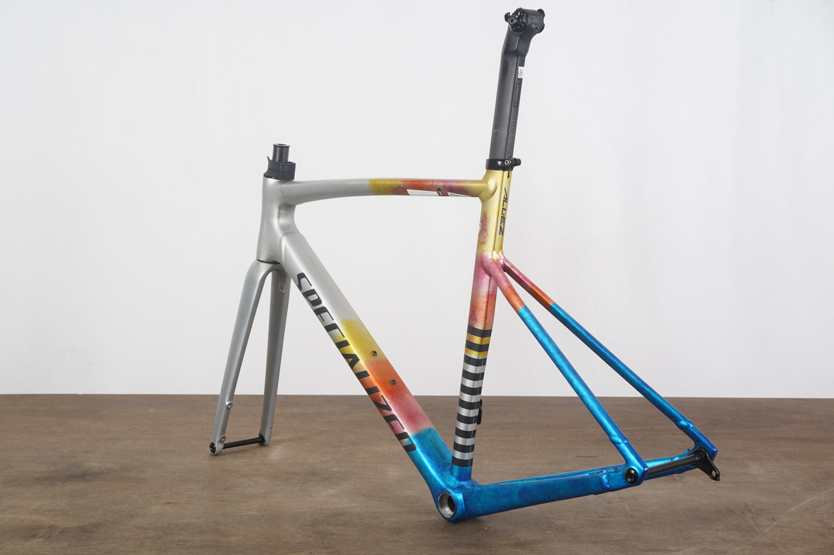 56cm Specialized Allez Sprint V2 Water Effect Alloy Disc Brake Road Frameset