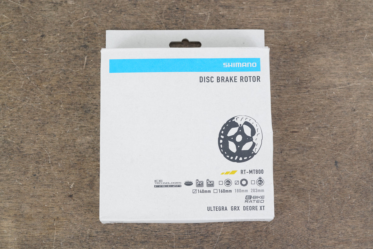 NEW (1) 140mm Shimano Deore XT RT-MT800-SS Center Lock Disc Rotor Road MTB CX