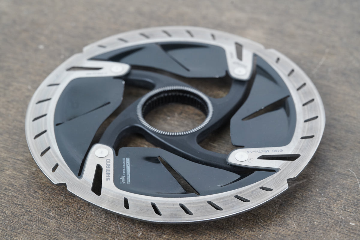(2) 160mm Shimano Dura-Ace SM-RT900-S Center Lock Disc Brake Rotors 225g