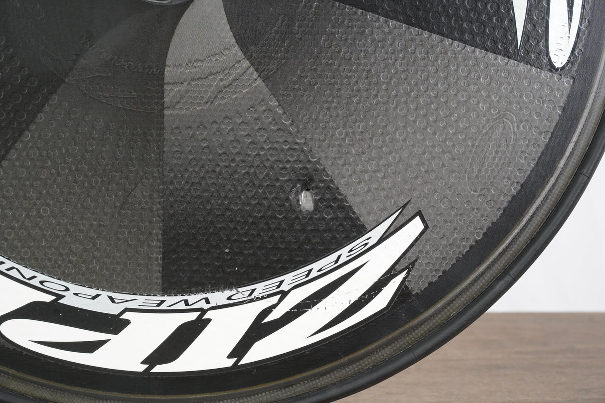 REAR Zipp Super-9 Carbon Tubular Rim Brake Disc Wheel Shimano/SRAM 10 Speed
