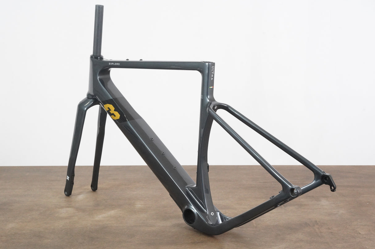 NEW 51cm 3T Exploro Ultra Di2 Carbon Disc Brake Gravel Frameset