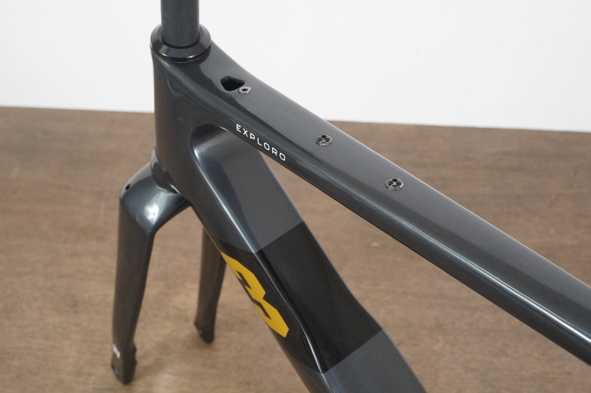 NEW 51cm 3T Exploro Ultra Di2 Carbon Disc Brake Gravel Frameset