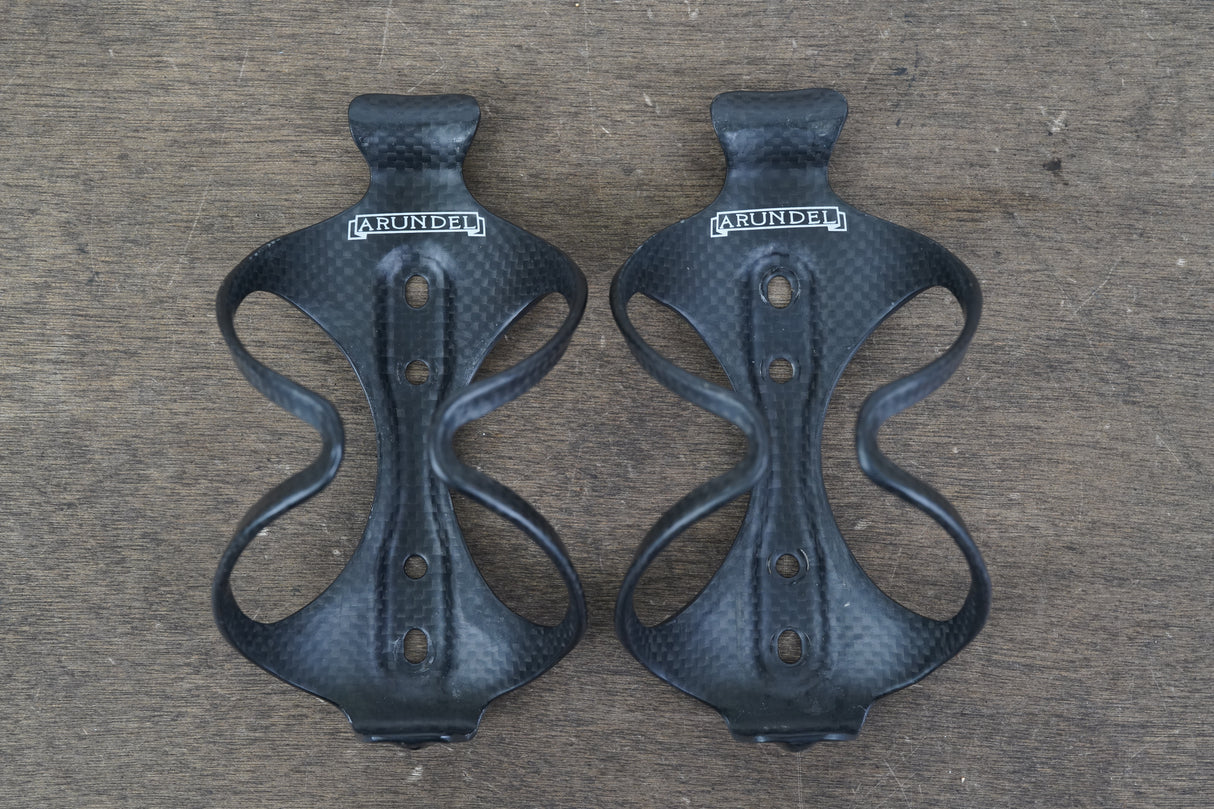 (2) Arundel Mandible Carbon Water Bottle Cages 51g
